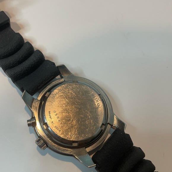 Seiko Brightz Limited Edition Kinetic Watch Titanium 5M65-0A70 GMT 2000 - Picture 3 of 6